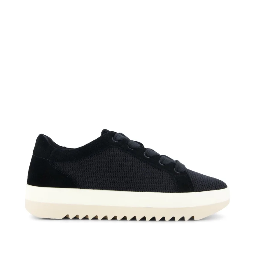 Basket à lacets et semelle compensée Rea pour femme Basket à lacets et semelle compensée Rea pour femme