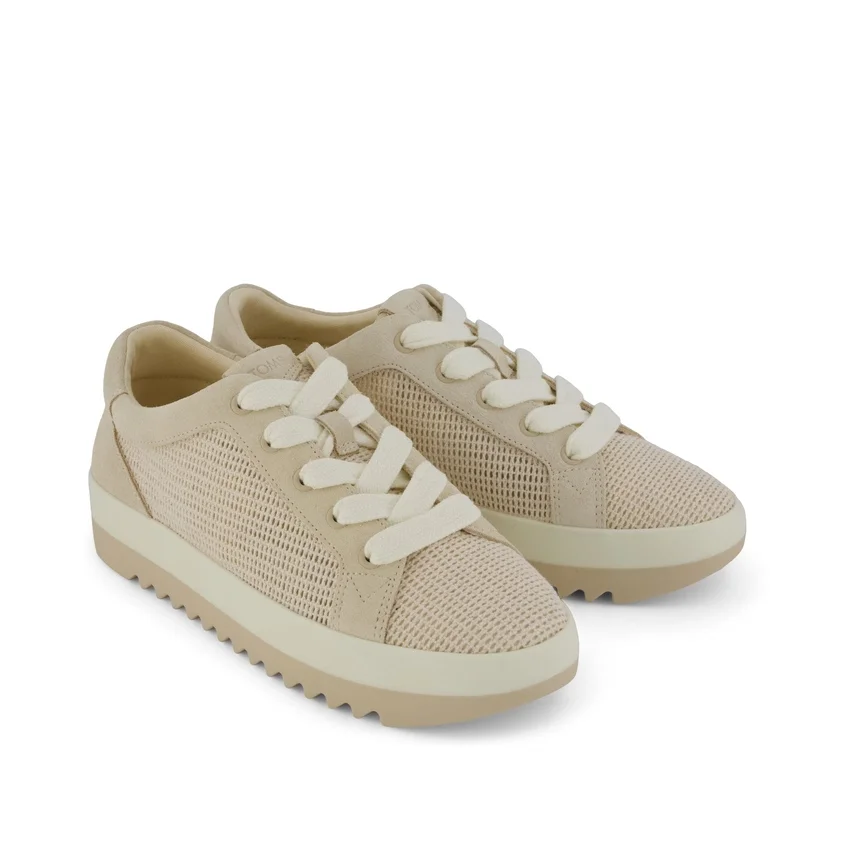 Basket à lacets et semelle compensée Rea pour femme Basket à lacets et semelle compensée Rea pour femme