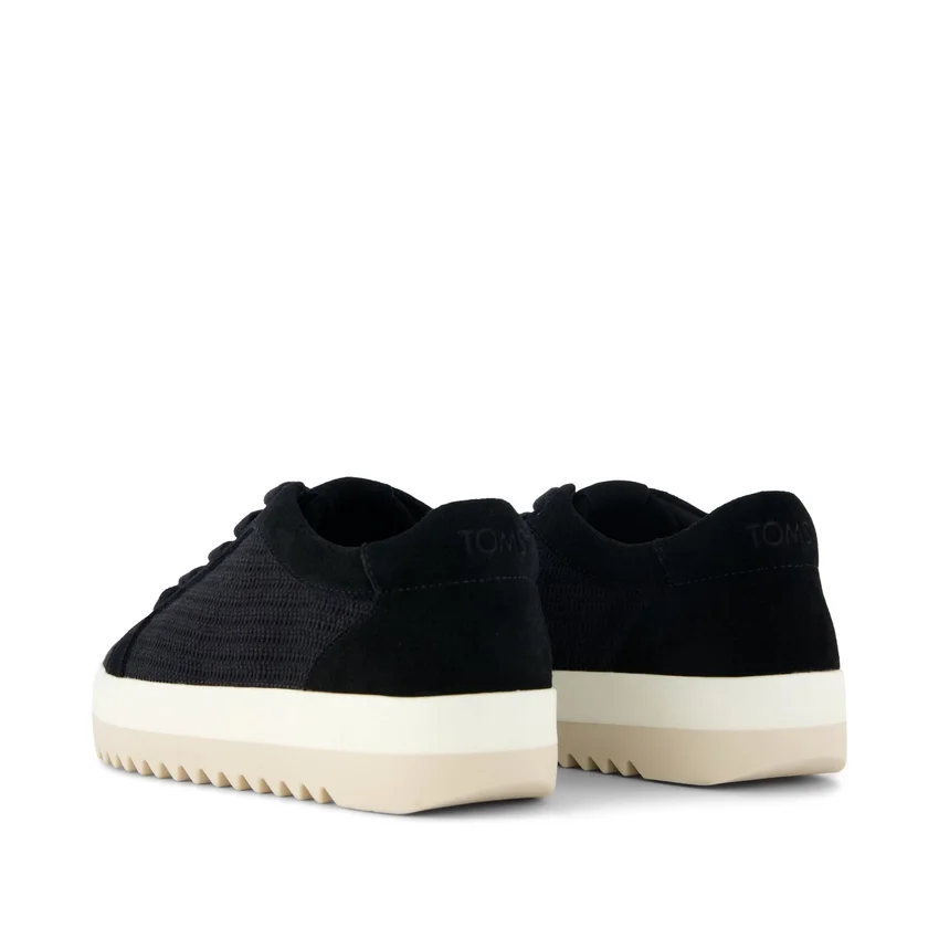 Basket à lacets et semelle compensée Rea pour femme Basket à lacets et semelle compensée Rea pour femme