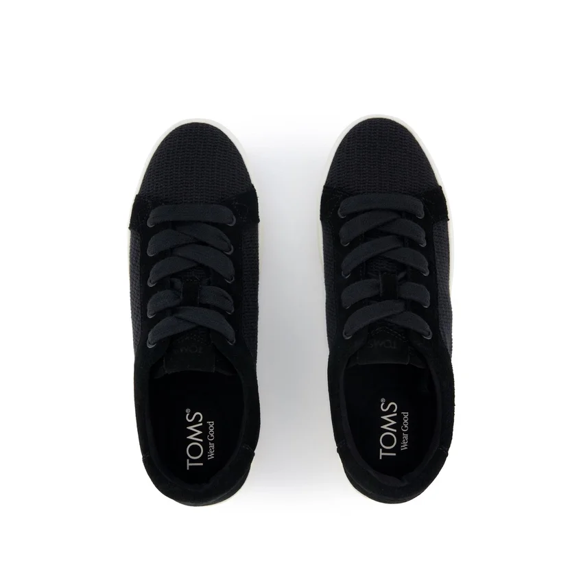 Basket à lacets et semelle compensée Rea pour femme Basket à lacets et semelle compensée Rea pour femme
