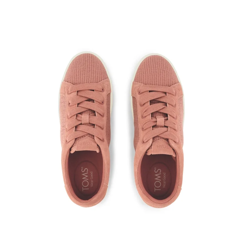 Basket à lacets et semelle compensée Rea pour femme Basket à lacets et semelle compensée Rea pour femme