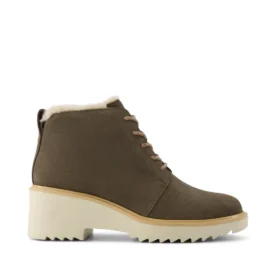 Bottes à lacets et talon compensé Maude pour femme