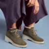 Bottes à lacets et talon compensé Maude pour femme Bottes à lacets et talon compensé Maude pour femme