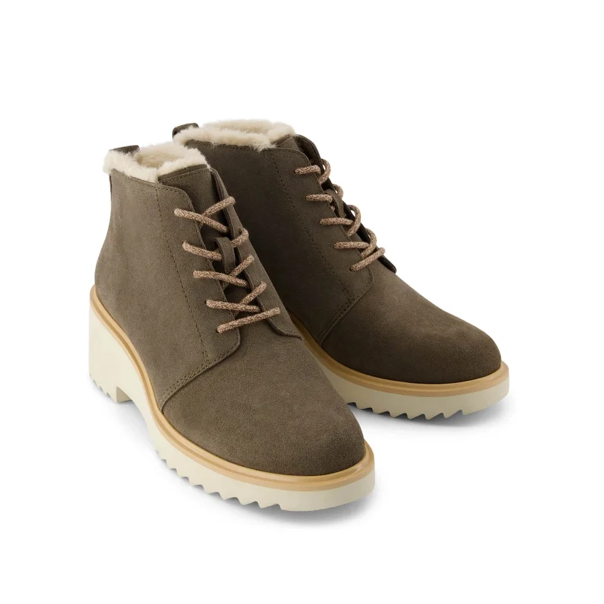 Bottes à lacets et talon compensé Maude pour femme Bottes à lacets et talon compensé Maude pour femme