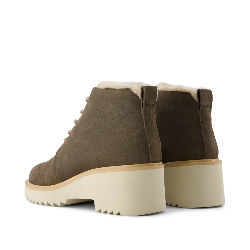 Bottes à lacets et talon compensé Maude pour femme Bottes à lacets et talon compensé Maude pour femme