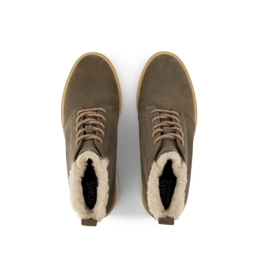 Bottes à lacets et talon compensé Maude pour femme Bottes à lacets et talon compensé Maude pour femme