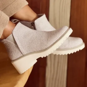 Bottes à talon compensé Maude pour femme
