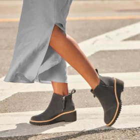 Bottes à talon compensé Maude pour femme