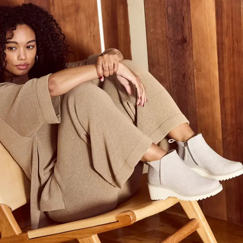 Bottes à talon compensé Maude pour femme Bottes à talon compensé Maude pour femme