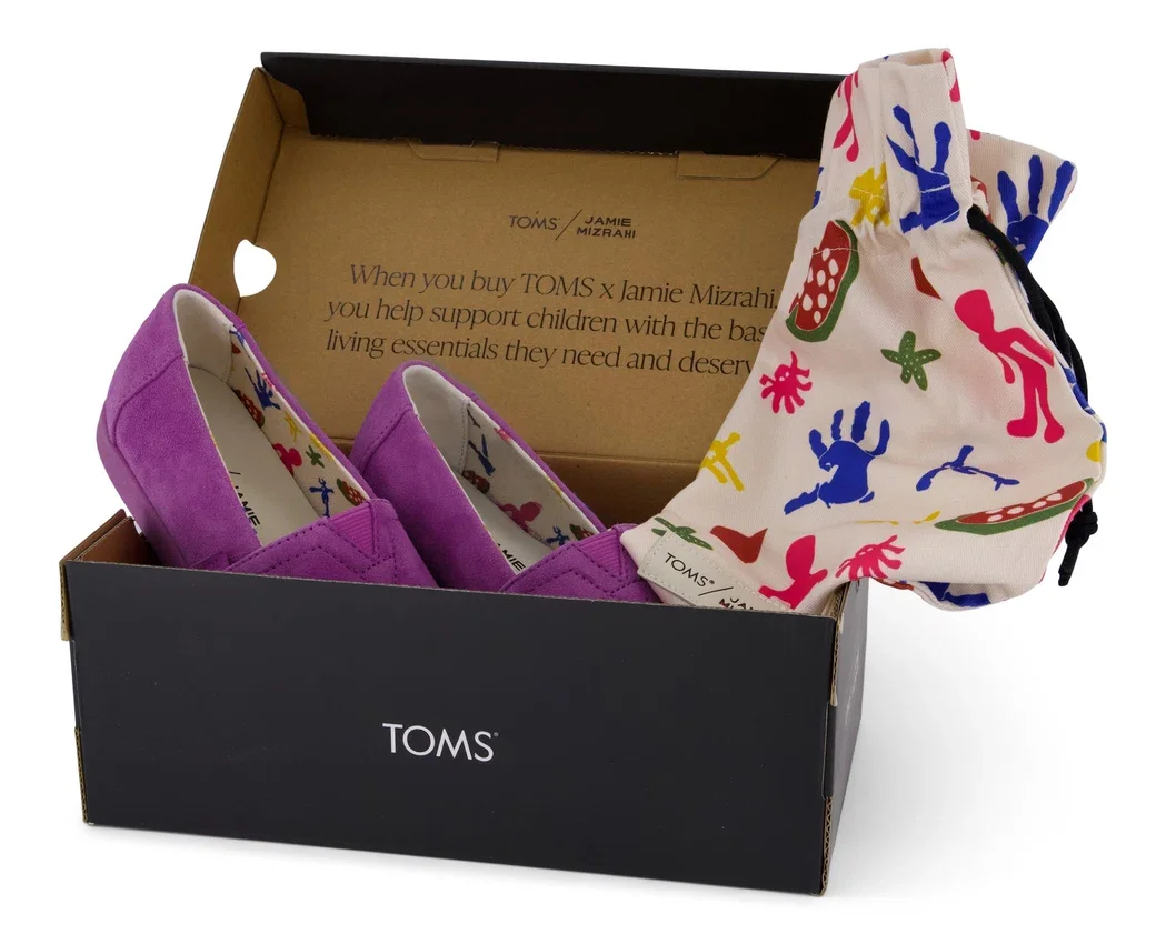 Chaussures TOMS x Jamie Mizrahi Classic Alpargata pour enfants Chaussures TOMS x Jamie Mizrahi Classic Alpargata pour enfants