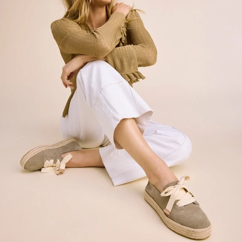Espadrilles à lacets Carolina pour femme Espadrilles à lacets Carolina pour femme