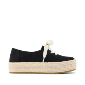 Espadrilles à lacets à plateforme Valencia pour femme Espadrilles à lacets à plateforme Valencia pour femme