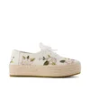 Espadrilles à lacets à plateforme Valencia pour femme Espadrilles à lacets à plateforme Valencia pour femme