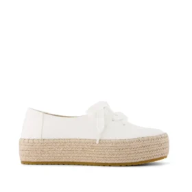 Espadrilles à lacets à plateforme Valencia pour femme