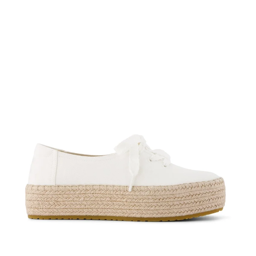 Espadrilles à lacets à plateforme Valencia pour femme Espadrilles à lacets à plateforme Valencia pour femme