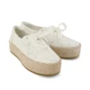 Espadrilles à lacets à plateforme Valencia pour femme Espadrilles à lacets à plateforme Valencia pour femme