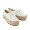 Espadrilles à lacets à plateforme Valencia pour femme Espadrilles à lacets à plateforme Valencia pour femme