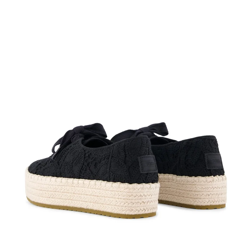 Espadrilles à lacets à plateforme Valencia pour femme Espadrilles à lacets à plateforme Valencia pour femme