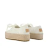 Espadrilles à lacets à plateforme Valencia pour femme Espadrilles à lacets à plateforme Valencia pour femme