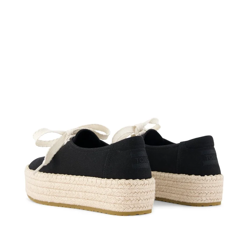 Espadrilles à lacets à plateforme Valencia pour femme Espadrilles à lacets à plateforme Valencia pour femme