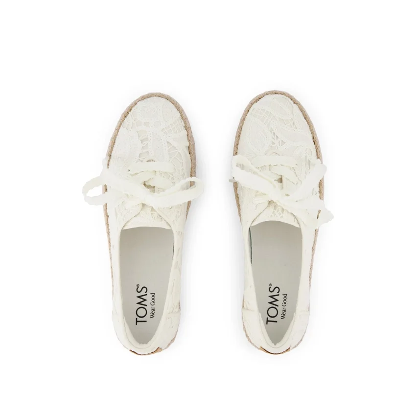 Espadrilles à lacets à plateforme Valencia pour femme Espadrilles à lacets à plateforme Valencia pour femme