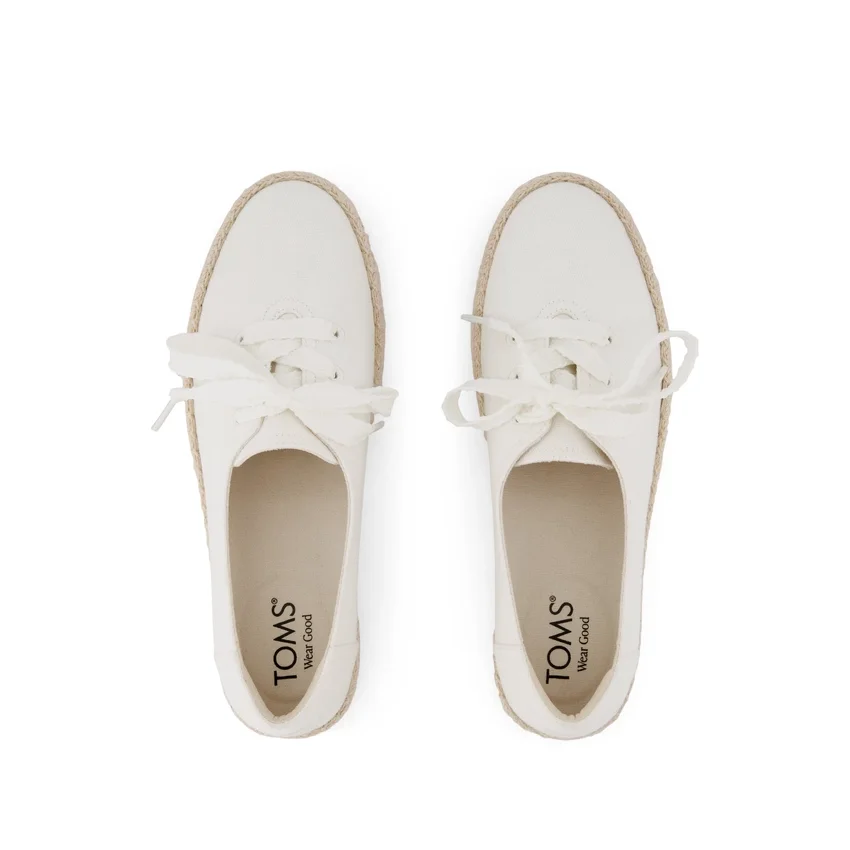 Espadrilles à lacets à plateforme Valencia pour femme Espadrilles à lacets à plateforme Valencia pour femme