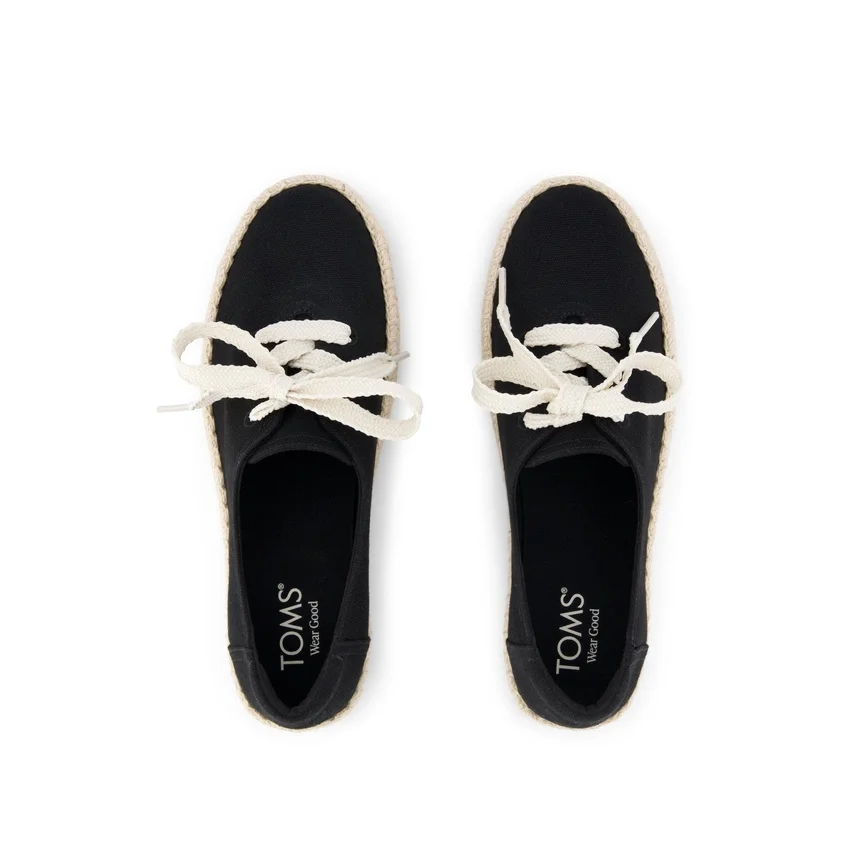 Espadrilles à lacets à plateforme Valencia pour femme Espadrilles à lacets à plateforme Valencia pour femme