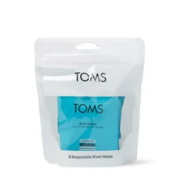 Lingettes nettoyantes pour chaussures TOMS unisexes, lot de 8 Lingettes nettoyantes pour chaussures TOMS unisexes, lot de 8
