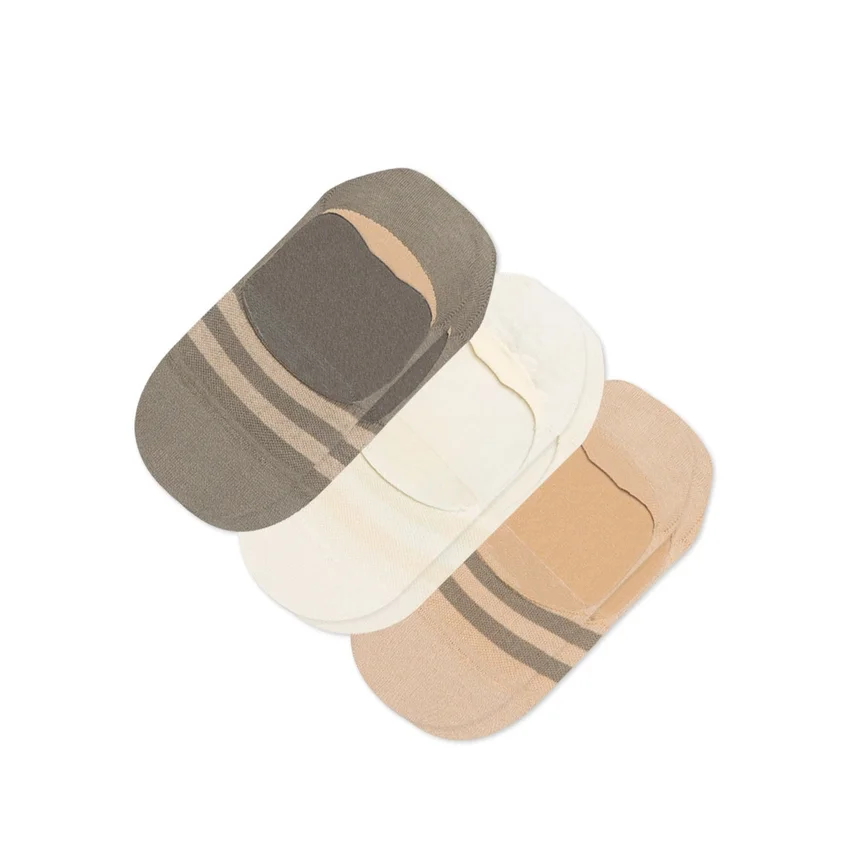 Lot de 3 paires de chaussettes classiques invisibles unisexes Lot de 3 paires de chaussettes classiques invisibles unisexes