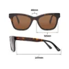 Lunettes de Soleil Margot pour femme, fabriquées à la main Lunettes de Soleil Margot pour femme, fabriquées à la main