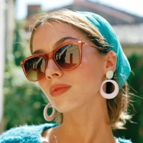 Lunettes de Soleil Victoria pour femme, fabriquées à la main