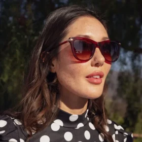 Lunettes de Soleil Victoria pour femme, fabriquées à la main