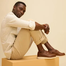 Mocassins Navi TRVL LITE Havana pour homme