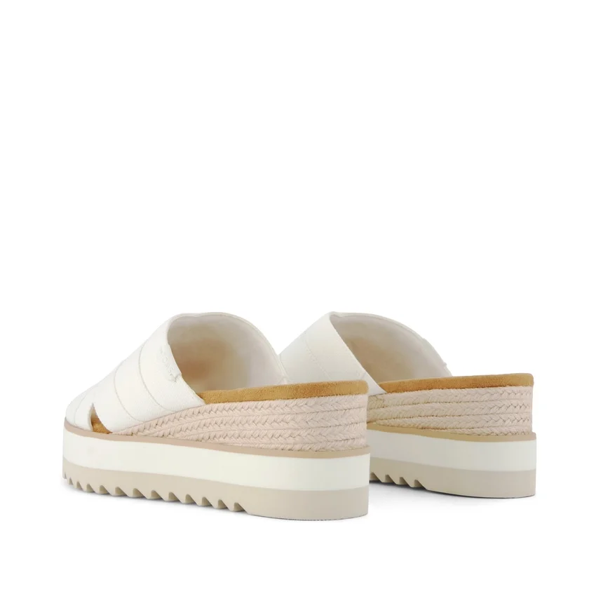 Sandales compensées mules croisées Diana pour femme Sandales compensées mules croisées Diana pour femme