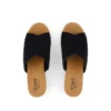 Sandales compensées mules croisées Diana pour femme Sandales compensées mules croisées Diana pour femme