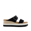 Sandales mules à talon compensé et boucle Diana pour femme Sandales mules à talon compensé et boucle Diana pour femme