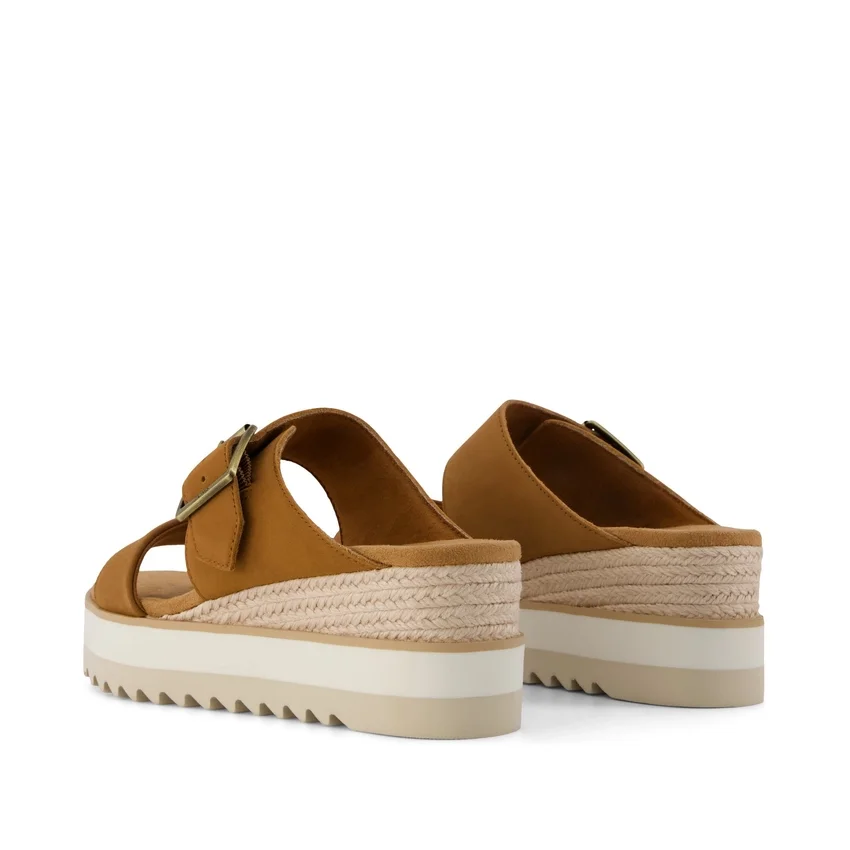 Sandales mules à talon compensé et boucle Diana pour femme Sandales mules à talon compensé et boucle Diana pour femme