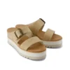 Sandales mules à talon compensé et boucle Diana pour femme Sandales mules à talon compensé et boucle Diana pour femme