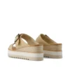 Sandales mules à talon compensé et boucle Diana pour femme Sandales mules à talon compensé et boucle Diana pour femme