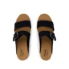 Sandales mules à talon compensé et boucle Diana pour femme Sandales mules à talon compensé et boucle Diana pour femme