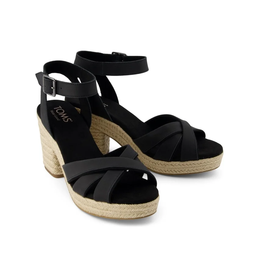 Sandales à talons compensés et lanières en corde Majorca pour femme Sandales à talons compensés et lanières en corde Majorca pour femme