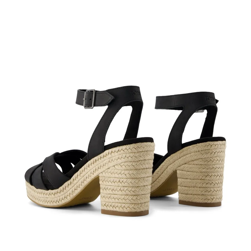 Sandales à talons compensés et lanières en corde Majorca pour femme Sandales à talons compensés et lanières en corde Majorca pour femme
