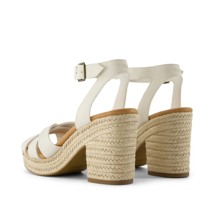 Sandales à talons compensés et lanières en corde Majorca pour femme Sandales à talons compensés et lanières en corde Majorca pour femme